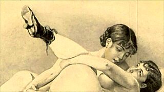 those vintage erotic drawings tell quite a story