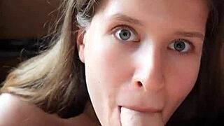 Sucking Dick And Balls Until Cum In Mouth