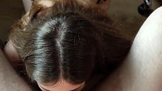 Sucking Dick And Balls Until Cum In Mouth