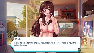 In this game, curvy gamer girl carla gets huge tits and wild adventures