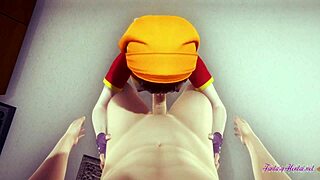 I enjoy POV Pan in Dragon Ball hentai getting boobjob, blowjob, and fucked