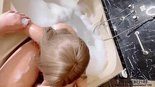 Pinay babe drilled and creampied in tight pussy inside hot jacuzzi