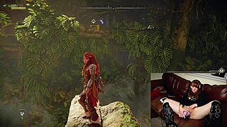 British Gamer Slut Masturbates With Dildo And Forgets Webcam On