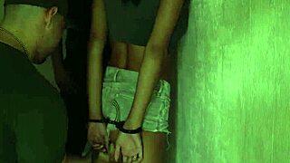 pretty latina with immigration officer