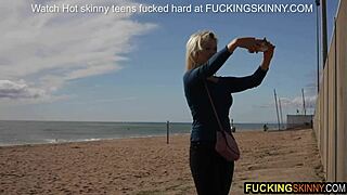 wow, this cute blonde teen handles a huge black cock like a pro!