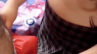 I did everything to her in that mexican student whore uniform, fucking and sucking