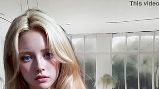 petite 18yo blonde rides you all day in animated pov