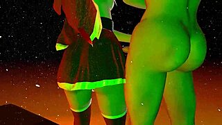 A very fucked Christmas story with big asses