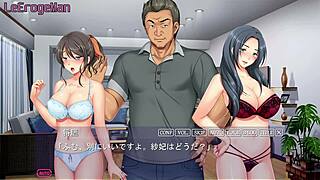 Hiroto Licks and Creampies His Wife in Kabe No Mukou