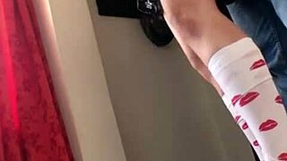 Busty petite teen with cute body gets fingered until orgasm and wet pussy