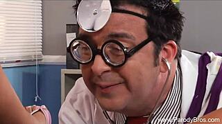 man, the doctor totally takes advantage of this sexy patient in a rough vintage 3some scene