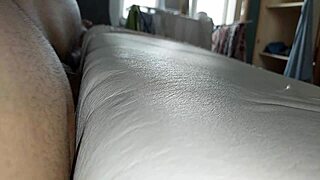 I fuck the hole in the mattress and ejaculate on it