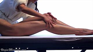 i massaged this little tight virgin pussy teen vika