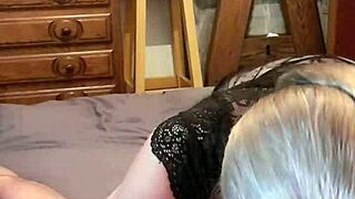belgian milf gives amazing deepthroat in lingerie 😍