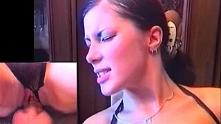 Gorgeous Brunette Jana Rides To Super Orgasm In Lingerie.