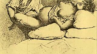 Wow! Check Out This Vintage Erotic Illustration Come to Life!