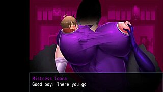 mistress's boobs sucked in hentai game