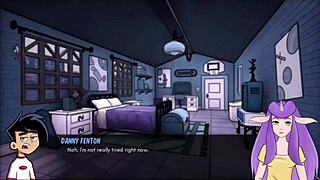 Rough riding contrasts with bathing orgasm in amity park