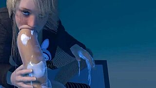 Wow, Busty Anime 3D Hentai Girls Suck and Fuck Futa Teens!