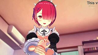 Loving Ram Rides You Passionately in Re Zero!