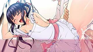 Ladyboy Mishiro gets anal creampie in Trap Shrine