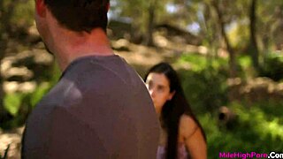 abbie maley gets fingered and rides cock in mixed family episode