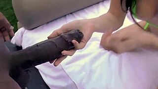 Keisha Grey Fucks Mr. King's Huge Black Cock With Blowjob And Fucking