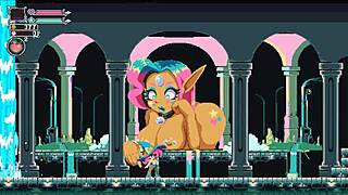 Flip Witch Pixel Hentai Ep 6: Intense Femdom Creampie in Forest Setting