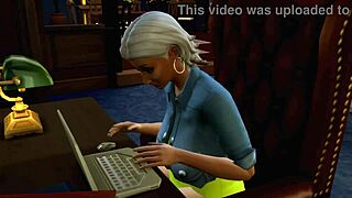 sims 4 pearl unleashes wild shemale interracial handjob action.