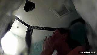 romi rain showers with big tits and pussy masturbation