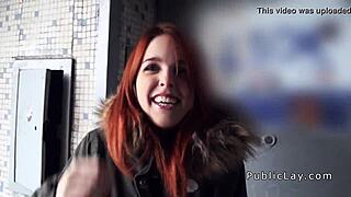 Uh, me, redhead Spanish student, got banged in public... oops, so wild!