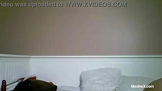 brunette maxine x shoves toys deep in her pussy