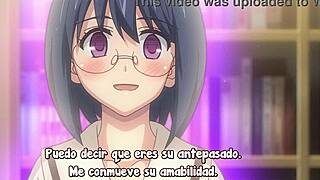 I'm watching Nobunaga-sensei no osanazuma 12, it's hentai with big tits and sucking scenes