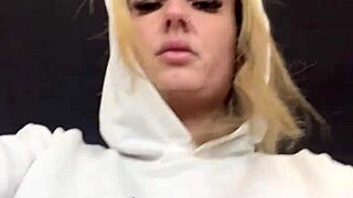 Sapatona feels aroused at the gym with her transparent shirt revealing sweaty nipples