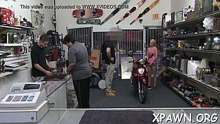 amateur gets some cash to show us her sexy moves with rough fucking blowjob sucking in missionary