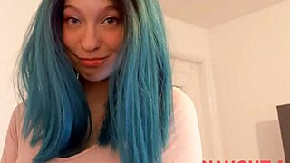 Step-sister struggles with self-defense and gets bent over hard.