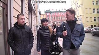 Hot Amateur Girl Has Sex With Two Studs In Reality Scene