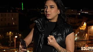 young brunette lena from marseille loves hard anal sex with small tits