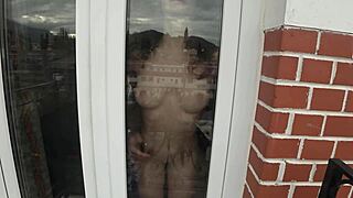 Pretty blonde rides huge cock in tight holes