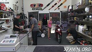 amateur gets some cash to show us her sexy moves with rough fucking blowjob sucking in missionary