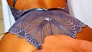 wore sexy lingerie and got pounded doggy by friend's boy