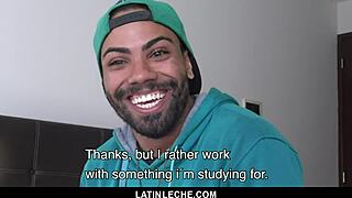 Fit Black Latino Sucks and Fucks Big Dick in POV