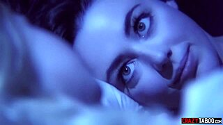 the teen joins a threesome with a man and a doll