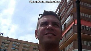 spanish pickup leads to street fucking easily