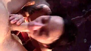 why am i sucking my man in the hot tub with deepthroat and cum swallow?