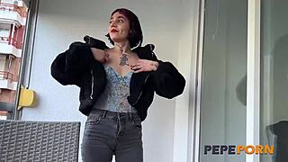 Maria Adams in Control During Rough First Casting She Likes Raw