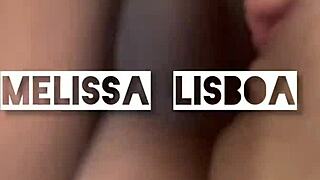 melissa lisboa showing off and taking cum part 1, it's so naughty