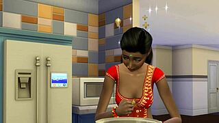 indian step mom fucks her two sons for the first time in group 3some