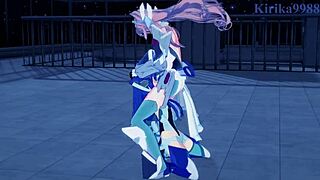 Tsubasa And Kanade Engage In Intense Futanari Lesbian Sex.