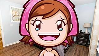 in this hentai, mama gives you a sensual tit job with her big tits